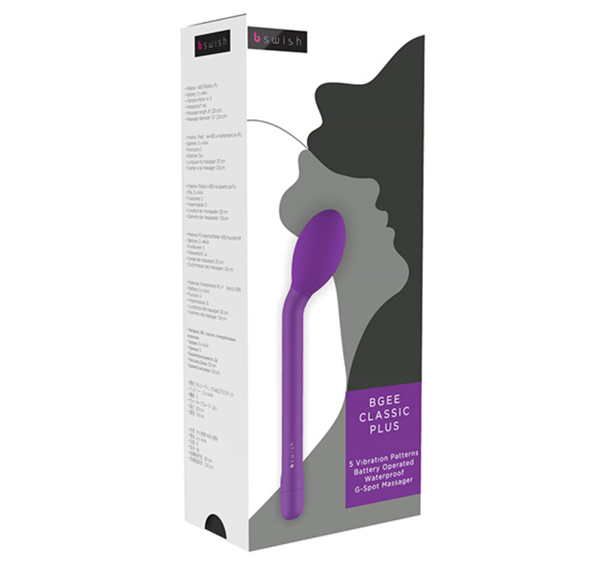 B Swish - bgee Classic Plus G-Spot Vibrator Paars