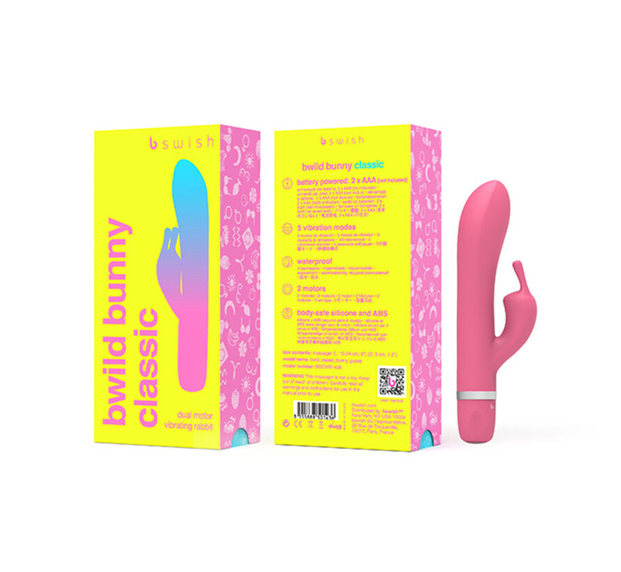 B Swish - bwild Classic Bunny Rabbit Vibrator Roze