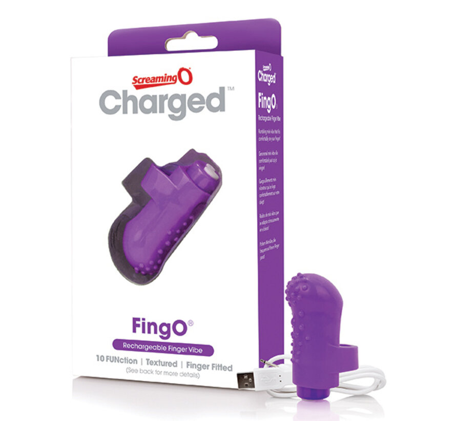 The Screaming O - Charged FingO Vinger Vibe Paars