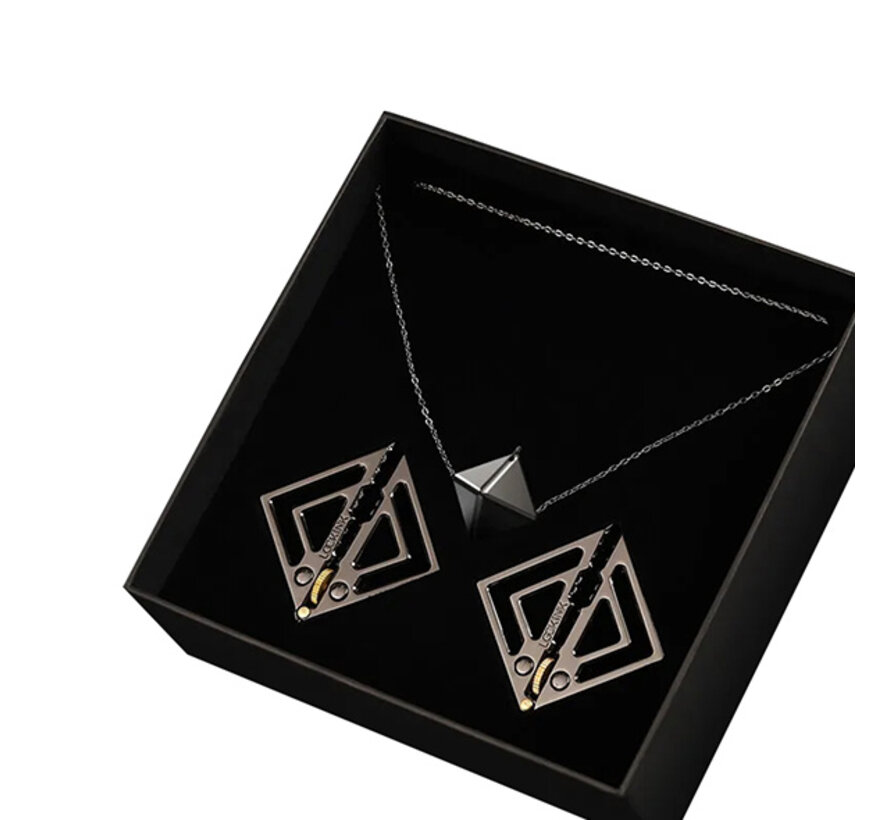 LOCKINK - Adjustable Nipple Clamps with Heavy Pendant Gray