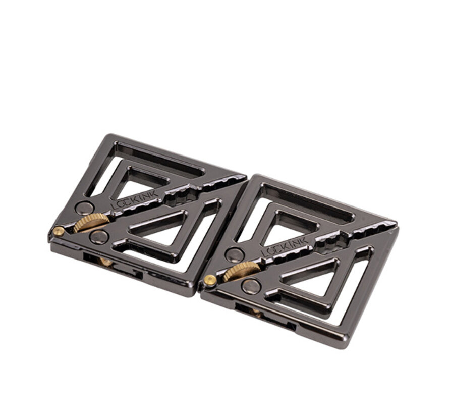 LOCKINK - Adjustable Nipple Clamps with Heavy Pendant Gray