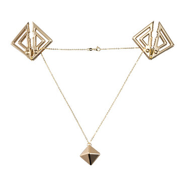 LOCKINK - Adjustable Nipple Clamps with Heavy Pendant Gold