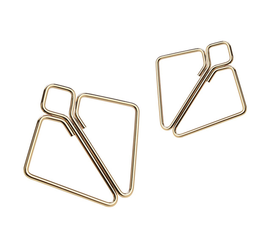 LOCKINK -  Nipple Clamps with Heavy Pendant - gold