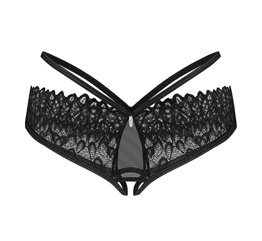 Obsessive - Donarella Crotchless Panties Black XS/S