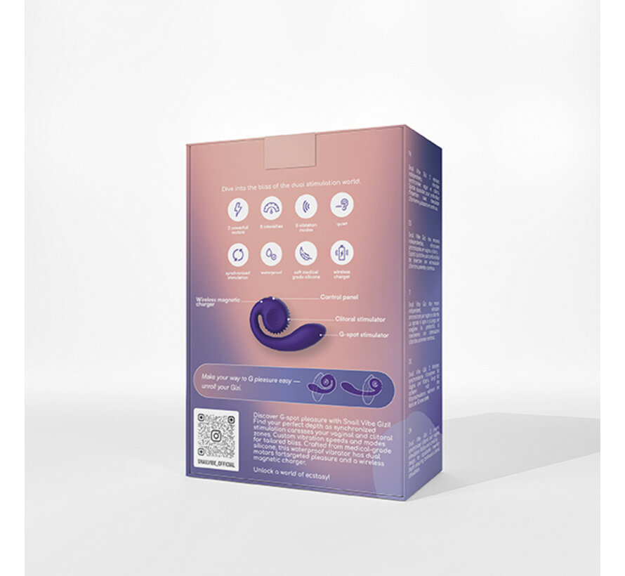 Snail Vibe - Gizi vibrator Purple