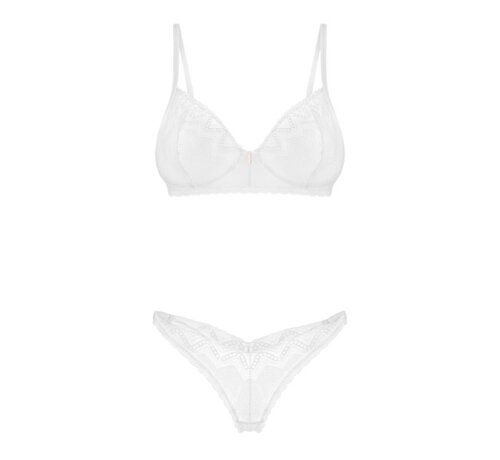 Obsessive Obsessive - Alissium 2-pcs set White M/L