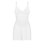 Obsessive - Alissium chemise & thong White XL/2XL