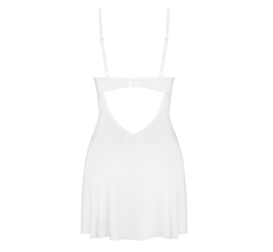 Obsessive - Alissium chemise & thong White M/L