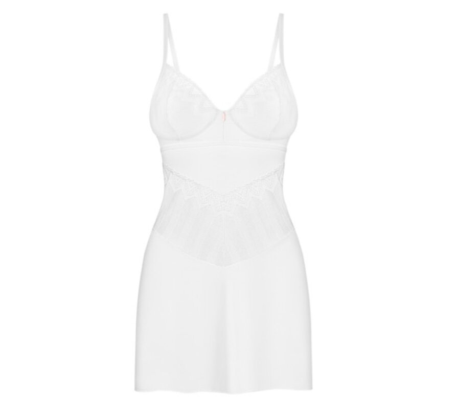 Obsessive - Alissium chemise & thong White XS/S