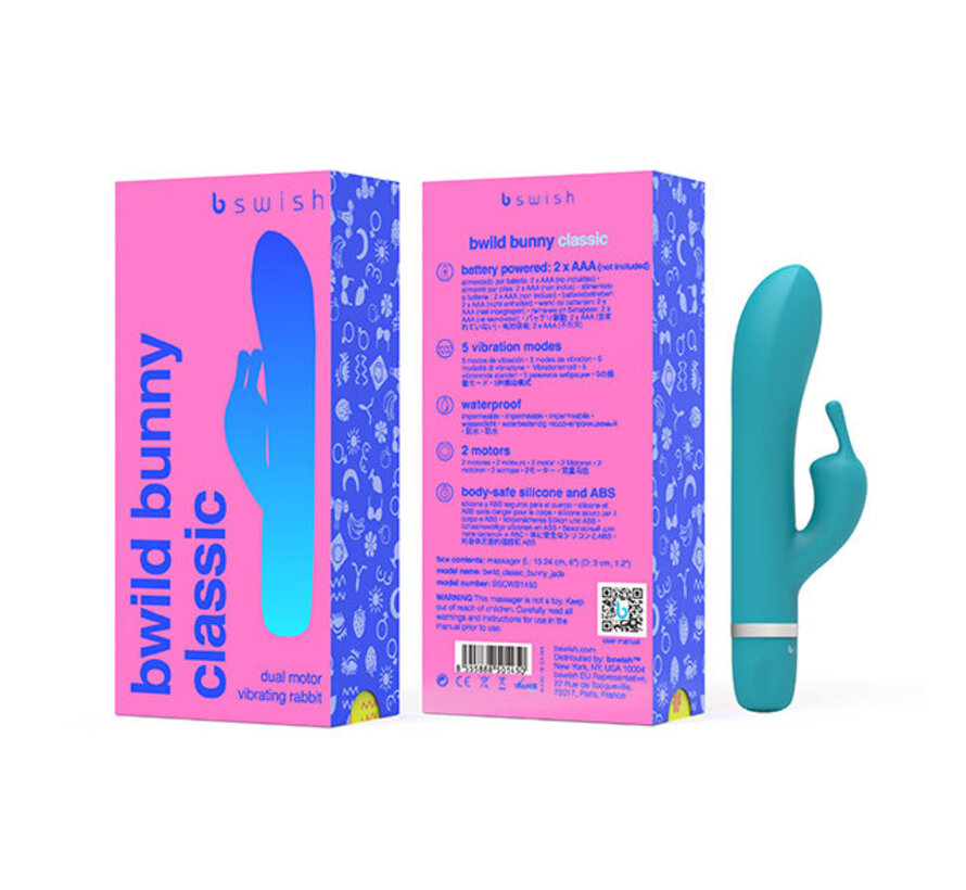 B Swish - bwild Classic Bunny Rabbit Vibrator Jade