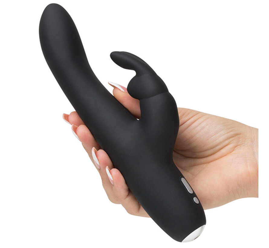 Fifty Shades of Grey - Greedy Girl Oplaadbare Slimline Rabbit Vibrator
