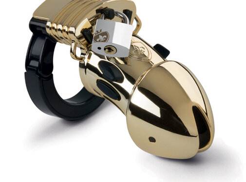 Mystim Mystim - Pubic Enemy No 1 Cock Cage Gouden Editie