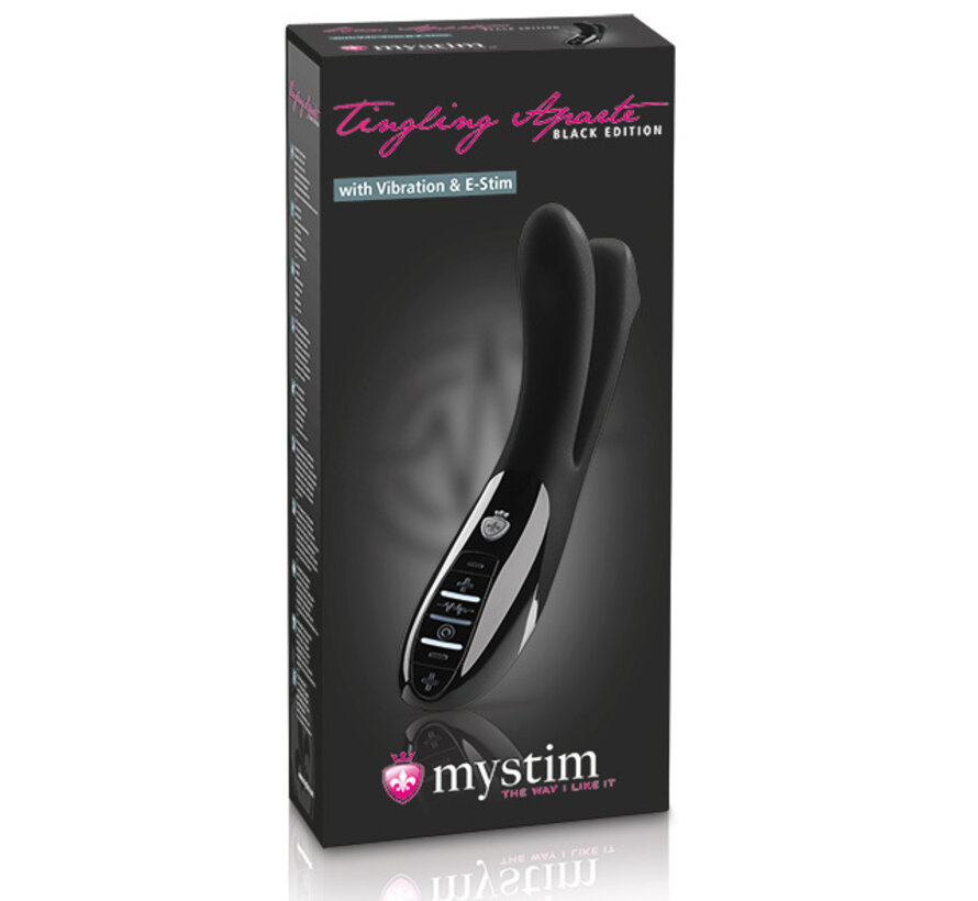 Mystim - Tingling Aparte eStim Vibrator Zwart