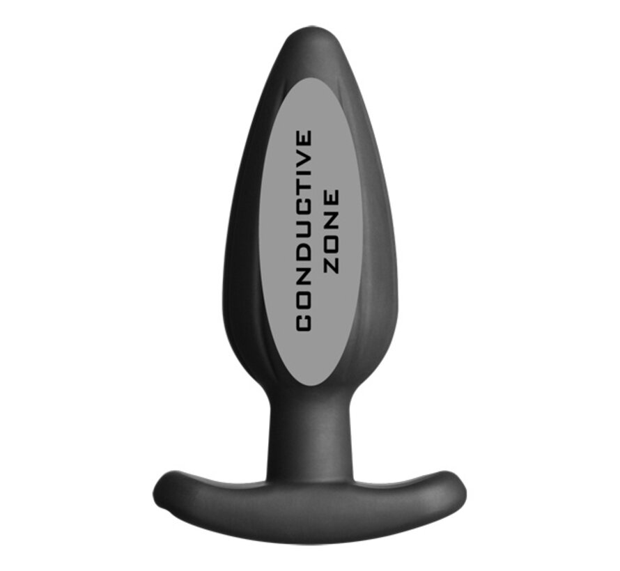 ElectraStim - Silicone Noir Rocker Butt Plug Large