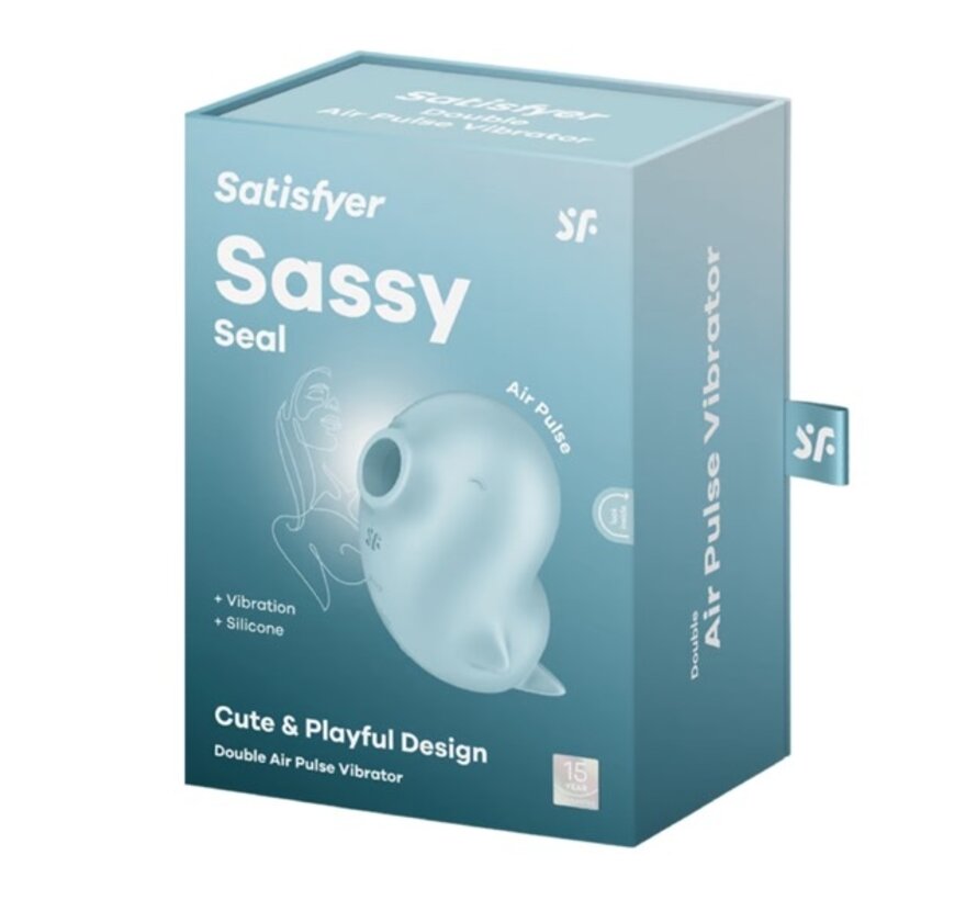 Satisfyer - Sassy Seal Air Pulse Vibrator Blue