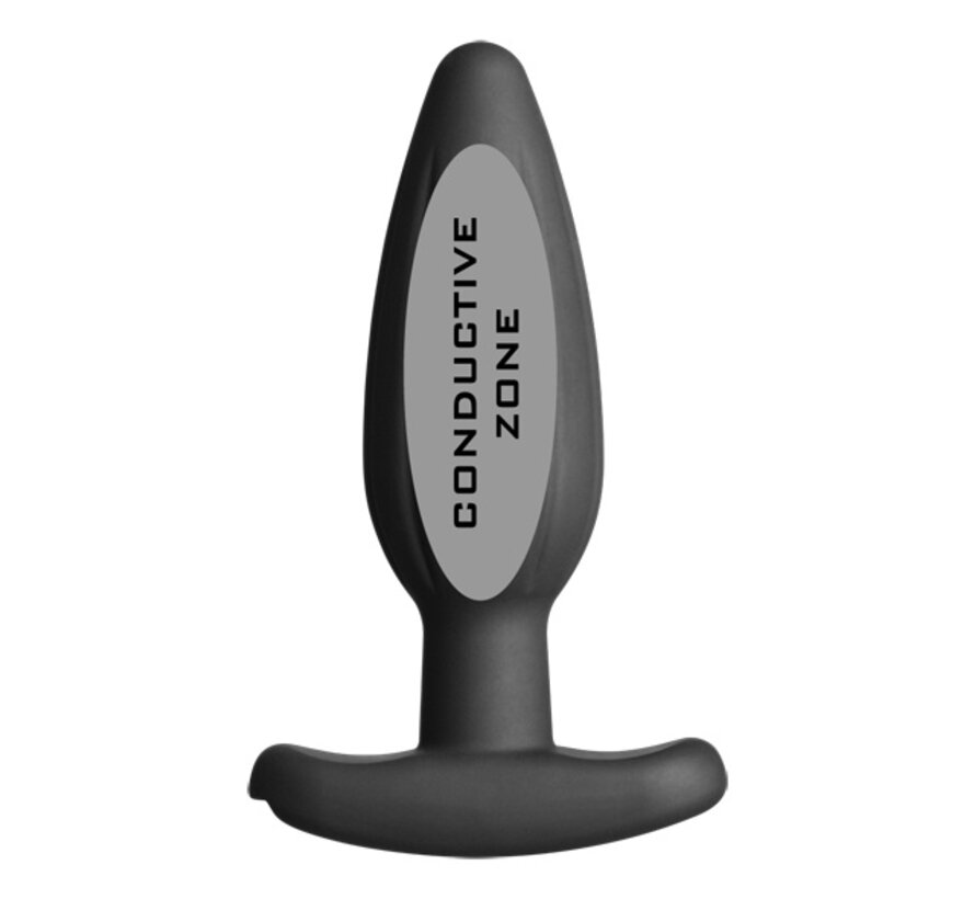 ElectraStim - Silicone Noir Rocker Butt Plug Medium