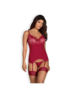 Obsessive Obsessive - Rosalyne Korset & String Rood S/M