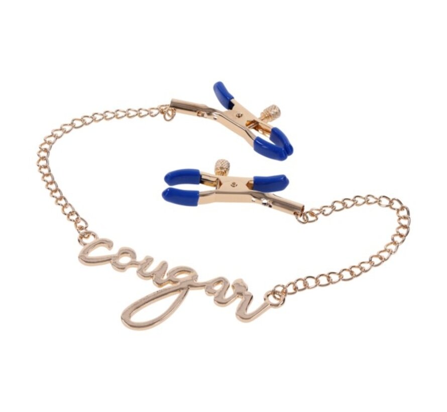 Sportsheets - Cougar Nipple Clamps Gold