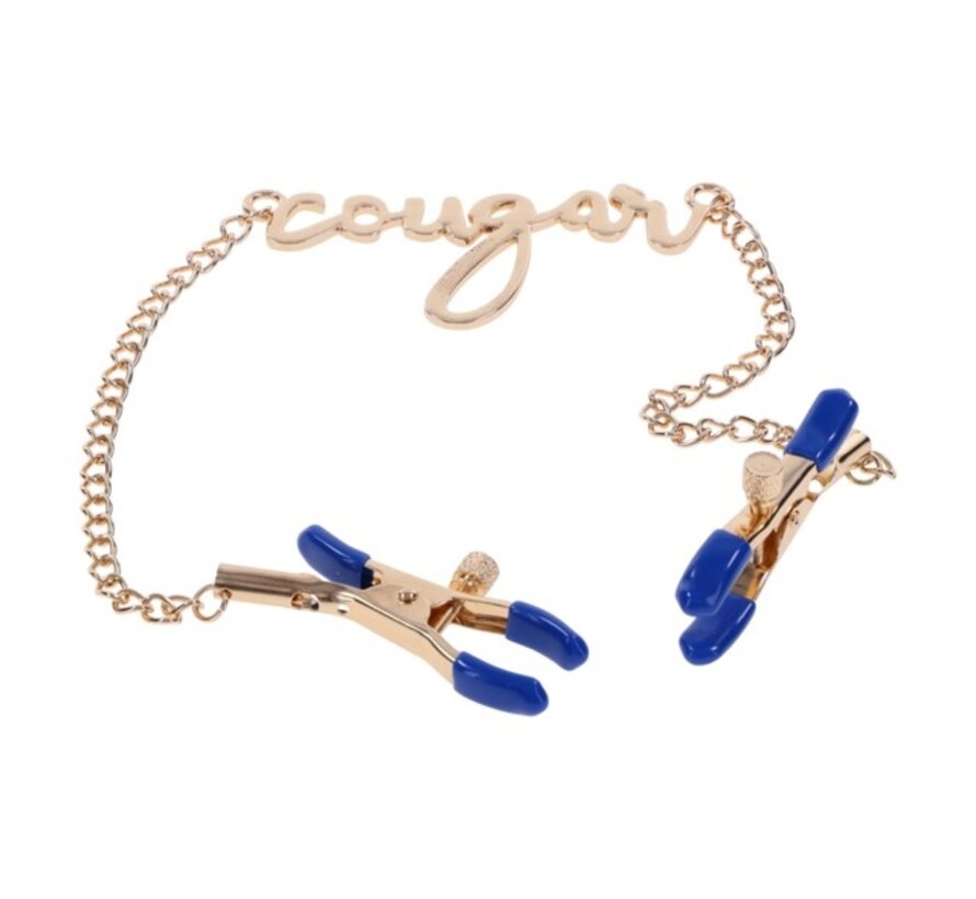 Sportsheets - Cougar Nipple Clamps Gold