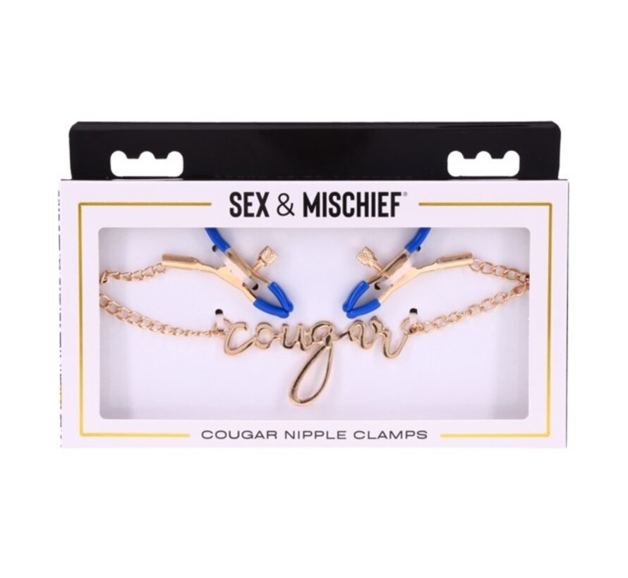 Sportsheets - Cougar Nipple Clamps Gold