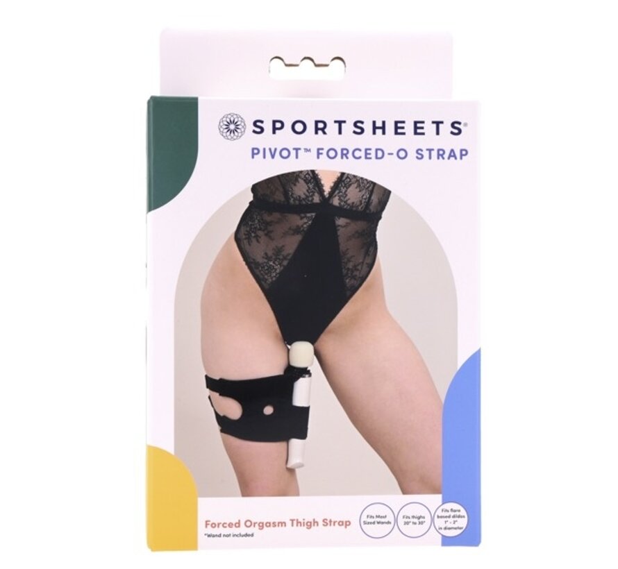 Sportsheets - Pivot 2 in 1 Forced-O Strap Black