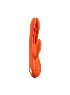 HoneyPlayBox - Terri App-controlled Kinky Finger Tapping Rabbit Vibrator Orange