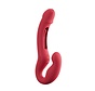 HoneyPlayBox - Harmony Duo App-Controlled Strapless Strap-on Red