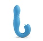 HoneyPlayBox - JOI Thrust 2 Pressure Sensing App Controlled Thrusting G-spot Vibrator & Tongue Clit Licker Blue