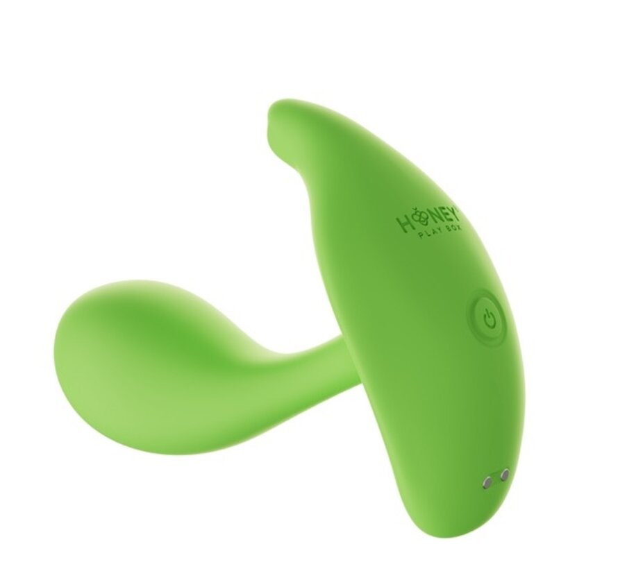 HoneyPlayBox - OLY 2 Pressure Sensing App-enabled Wearable Clit & G Spot Vibrator Green