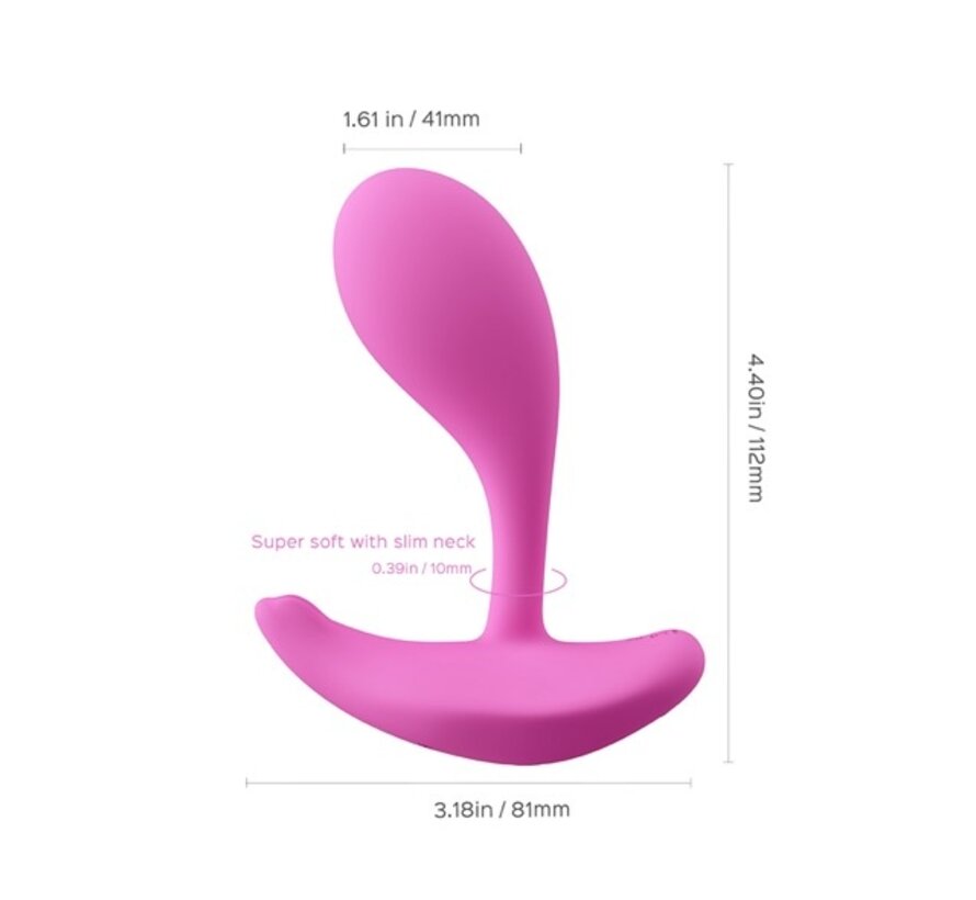 HoneyPlayBox - OLY 2 Pressure Sensing App-enabled Wearable Clit & G Spot Vibrator Pink