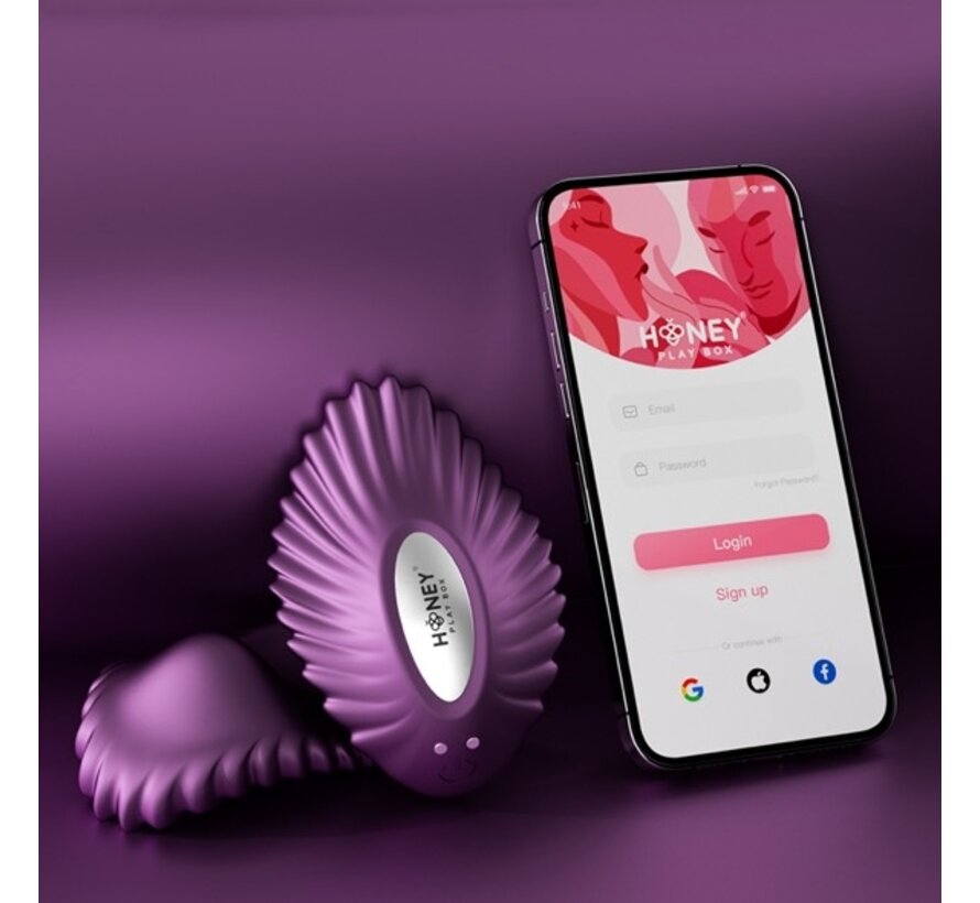 HoneyPlayBox - PEARL App-Controlled Magnetic Panty Vibrator Purple