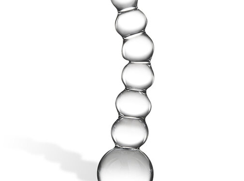 Glas Glas - Curved Glass Beaded Dildo