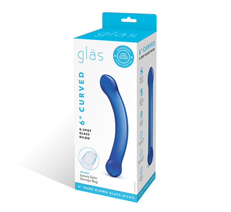 Glas - Curved G-Spot Glazen Dildo