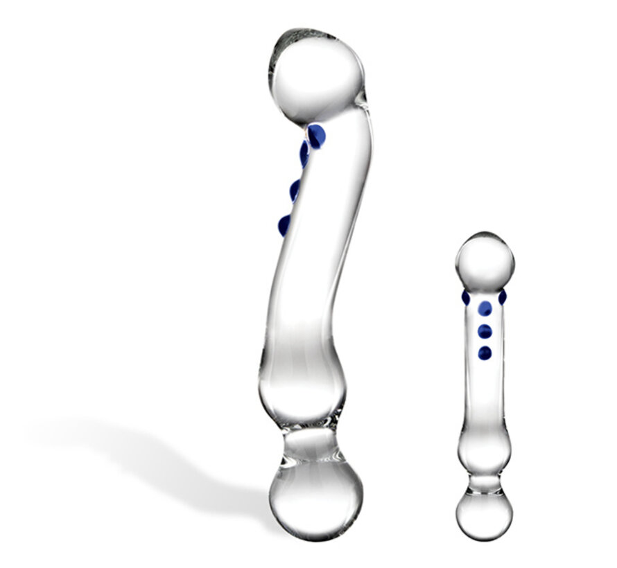 Glas - Curved G-Spot Glazen Dildo