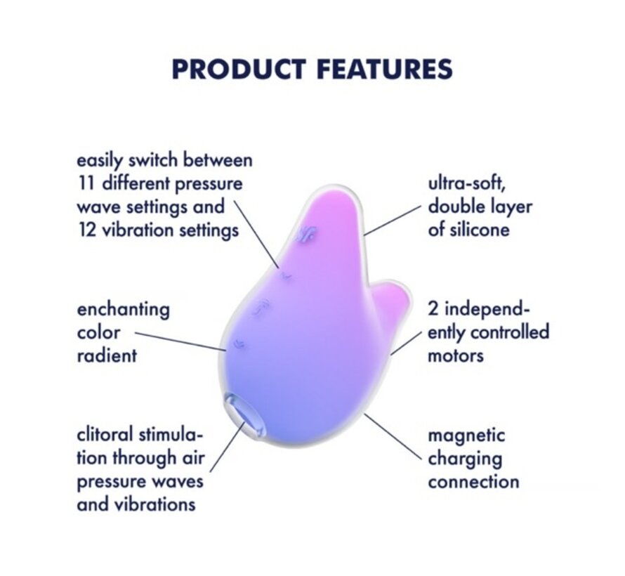 Satisfyer - Mermaid Vibes Violet/Pink