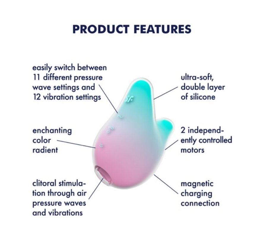 Satisfyer - Mermaid Vibes Mint/Pink