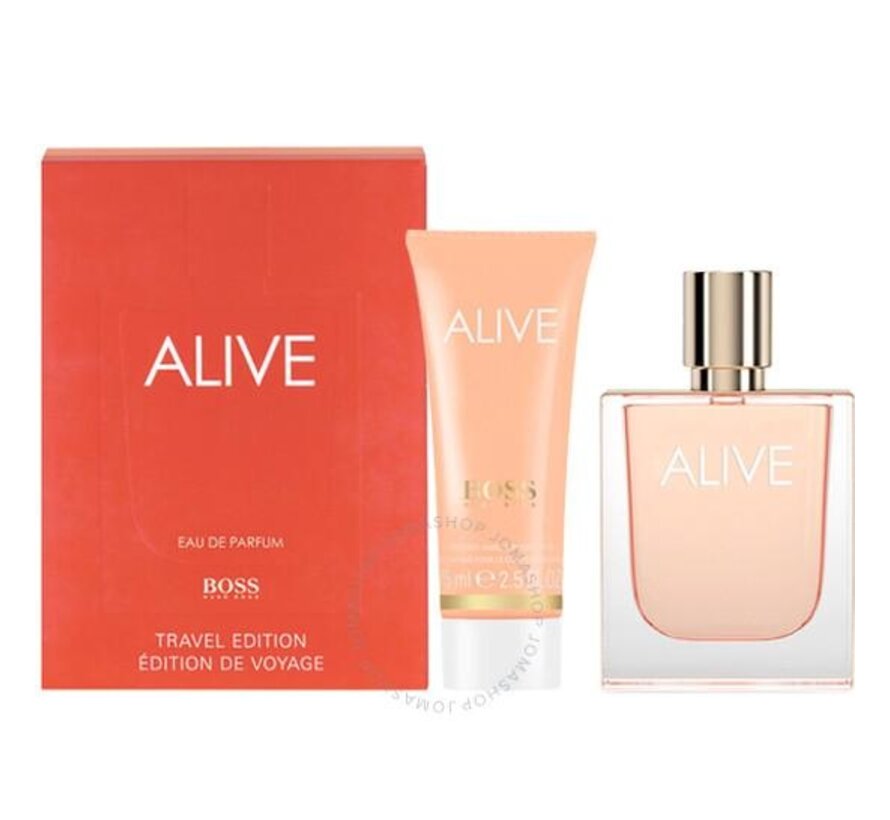Alive Giftset - 80 ml eau de parfum spray + 75 ml bodylotion - cadeauset voor dames