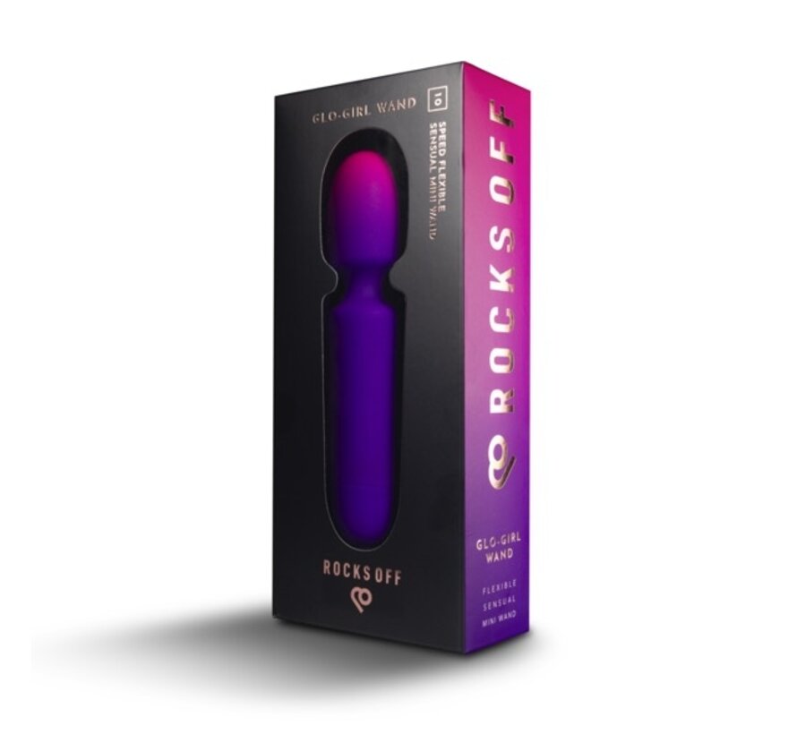 Rocks Off - Glo-Girl Wand Purple