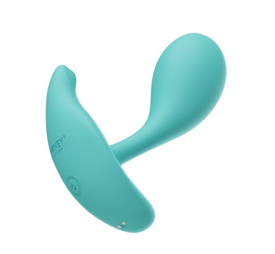 HoneyPlayBox - OLY 2 Pressure Sensing App-enabled Wearable Clit & G Spot Vibrator Turquoise