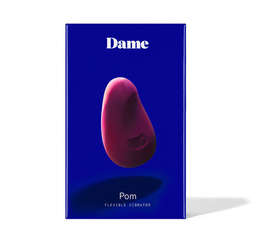 Dame Products - Pom Flexibele Vibrator Donker Rood