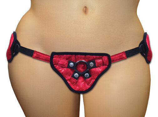 Sportsheets Sportsheets - Rood Kant & Satijn Korset Plus Size