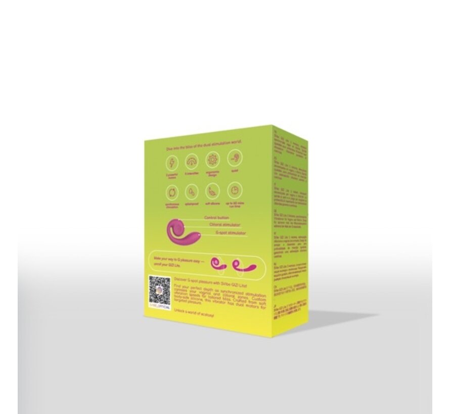 SVibe - Snail GIZI Lite Vibrator Sweet Dragonfruit