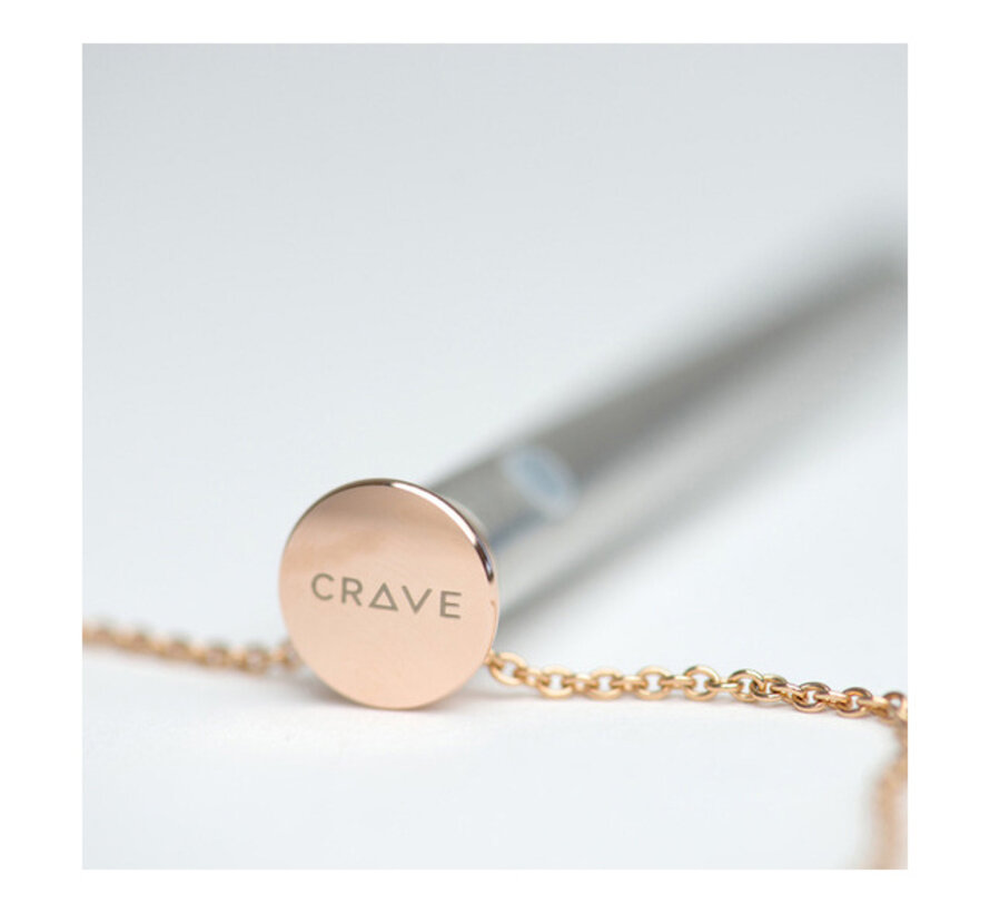 Crave - Vesper Vibrator Ketting Rose Goud
