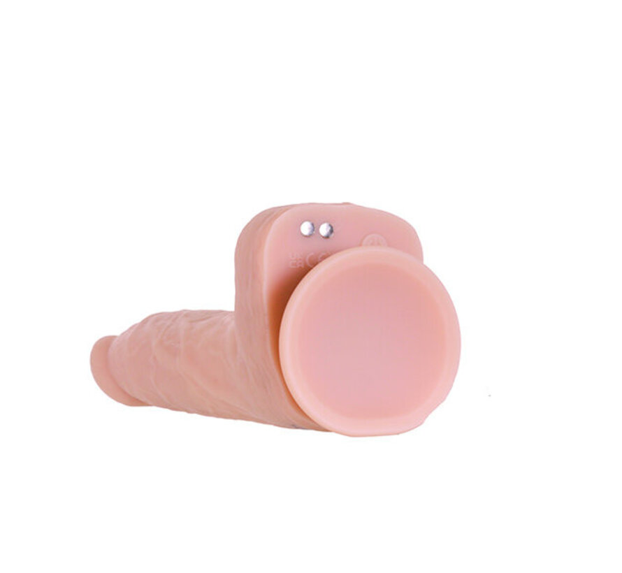 Swan - Naked Addiction 21,6cm Maximum Thrusting & Vibrating Dong Beige