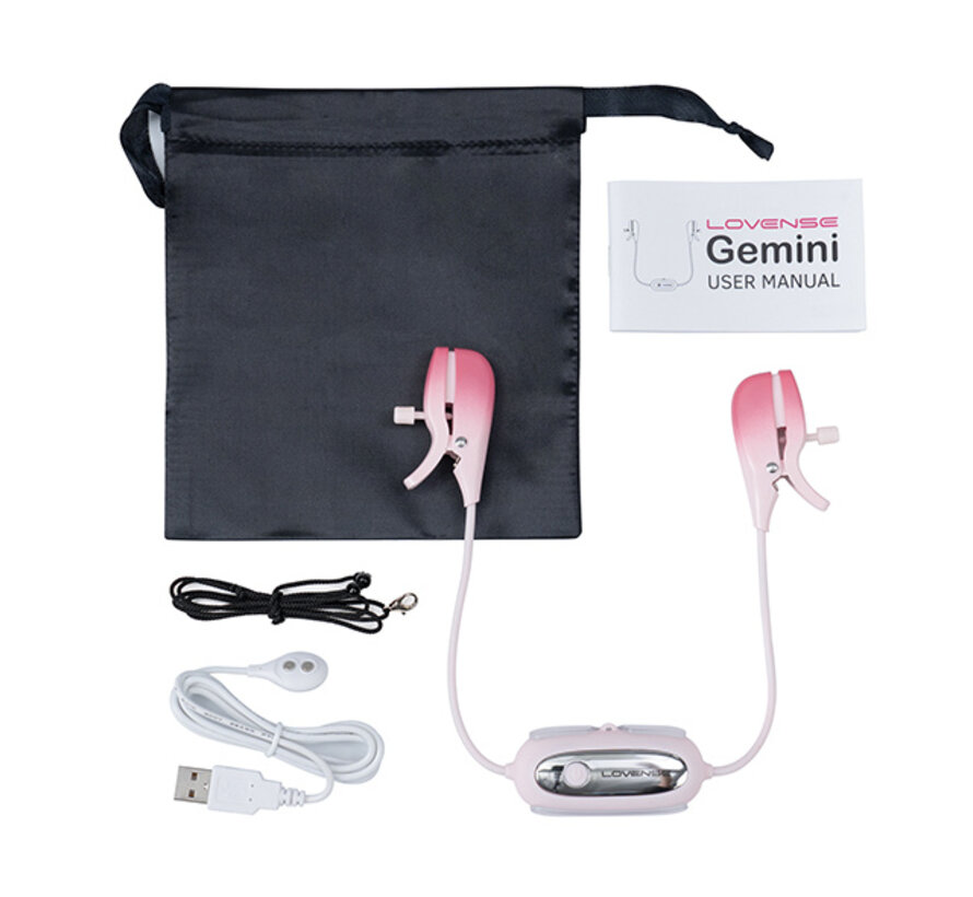 Lovense - Gemini App-Controlled Vibrerende Tepelklemmen