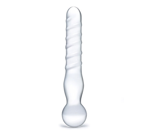 Glas Glas - Joystick Clear Glazen Dildo