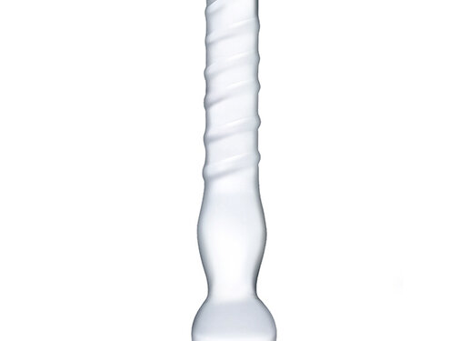 Glas Glas - Joystick Clear Glazen Dildo