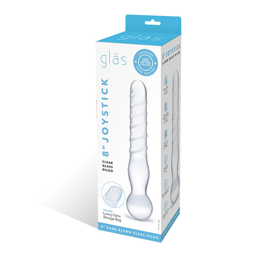 Glas - Joystick Clear Glazen Dildo