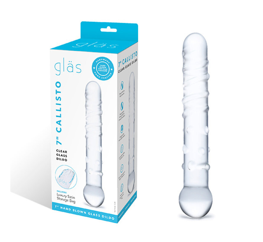 Glas - Callisto Clear Glazen Dildo