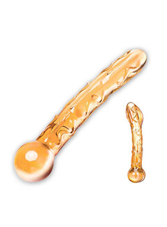 Glas Glas - Orange Tickler Glazen Dildo
